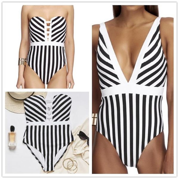 women's swimsuit fashion bikini vertical stripe print open back triangle one piece one-piece suits
women's swimsuit fashion bikini vertical stripe print open back triangle one piece one-piece suits