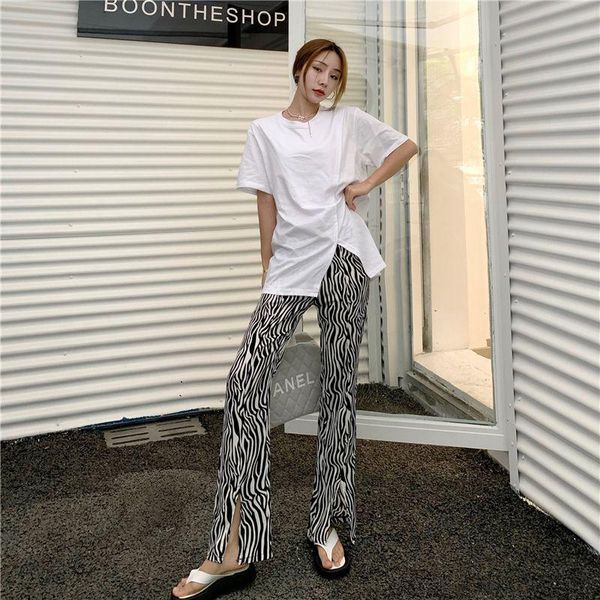 casual short sleeve women t shirt high waist tee white zebra pants 8116 women's t-shirt
casual short sleeve women t shirt high waist tee white zebra pants 8116 women's t-shirt