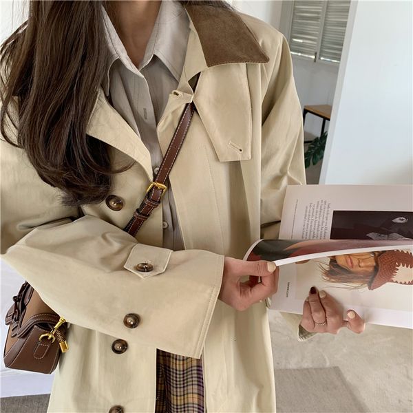 wool 2021 spring long with belt turn down collar single button women coat femme abrigo streetwear, Black
wool 2021 spring long with belt turn down collar single button women coat femme abrigo streetwear, Black
