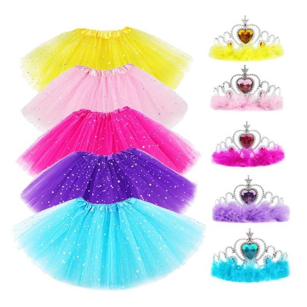 skirts baby girls chiffon fluffy pettiskirts tutu princess party dance wear skirt tulle ballet girl princess+an crown, Blue
skirts baby girls chiffon fluffy pettiskirts tutu princess party dance wear skirt tulle ballet girl princess+an crown, Blue