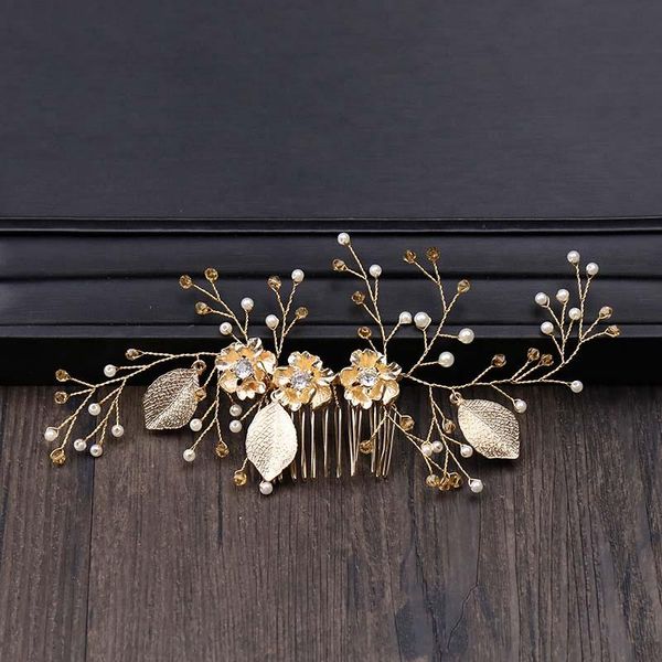 hair clips & barrettes gold color metal combs flower leaf hairpins pearls rhinestone headpieces headdress for women bride wedding jewelry, Golden;silver
hair clips & barrettes gold color metal combs flower leaf hairpins pearls rhinestone headpieces headdress for women bride wedding jewelry, Golden;silver