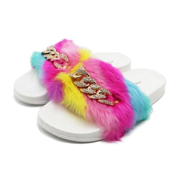 slippers women fashion faux fur female house slide plush slipper mixed colors fluffy flip flop furry mule lady flat shoes chain, Black
slippers women fashion faux fur female house slide plush slipper mixed colors fluffy flip flop furry mule lady flat shoes chain, Black