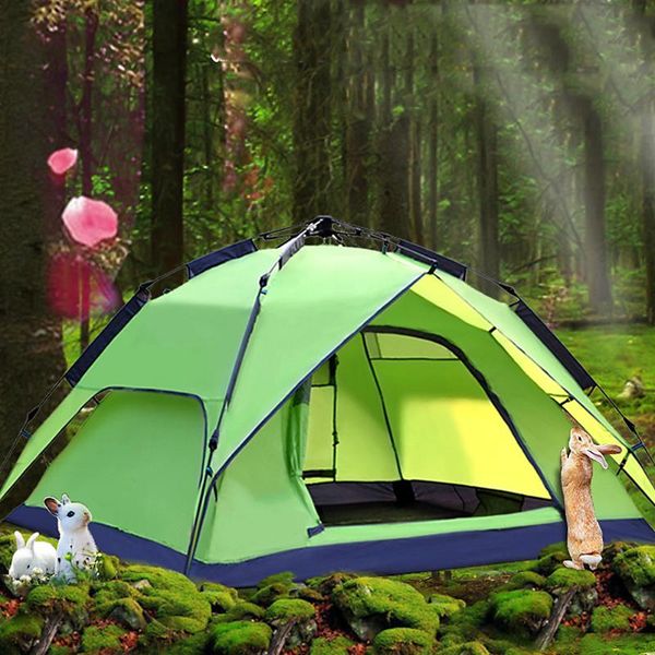 automatic tent camping outdoor family beach tent 3-4 people double layer waterproof outer sun shelter portable handbag
automatic tent camping outdoor family beach tent 3-4 people double layer waterproof outer sun shelter portable handbag