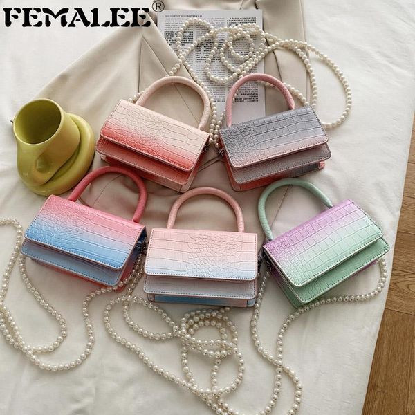 female leather shoulder bag ladies totes youth alligator flap bags fashion gradient rainbow color women messenger handbag
female leather shoulder bag ladies totes youth alligator flap bags fashion gradient rainbow color women messenger handbag