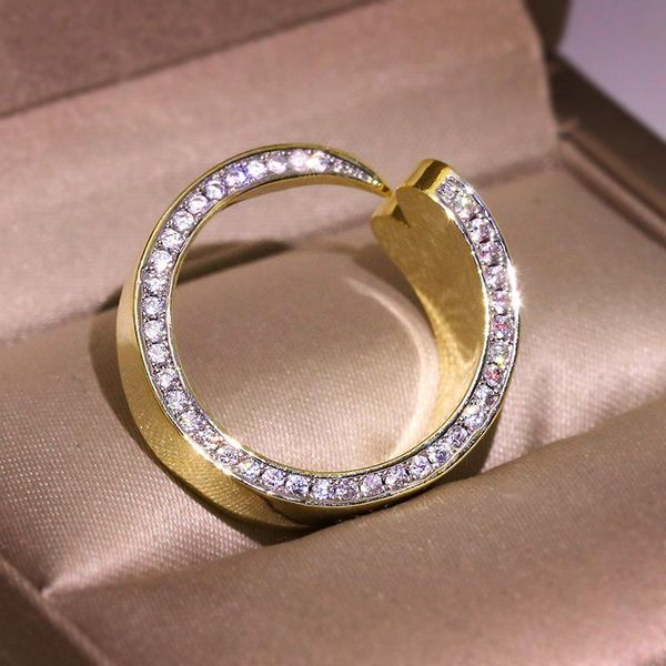 wedding rings hainon gold color heart shaped clear crystal cz for bands zircon jewelry women accessories engagement ring, Slivery;golden
wedding rings hainon gold color heart shaped clear crystal cz for bands zircon jewelry women accessories engagement ring, Slivery;golden