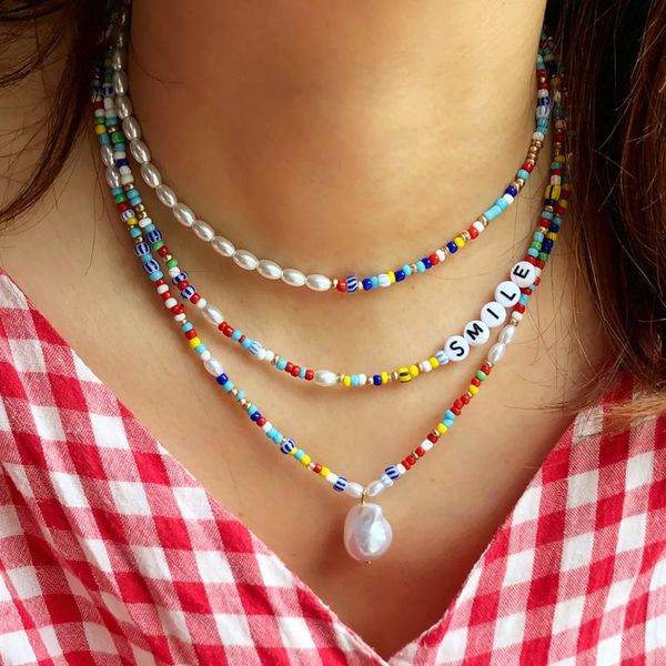 chains pearl beads necklace for women pendant necklaces bohemian jewelry bijoux femme matching accessories wholesale, Silver
chains pearl beads necklace for women pendant necklaces bohemian jewelry bijoux femme matching accessories wholesale, Silver