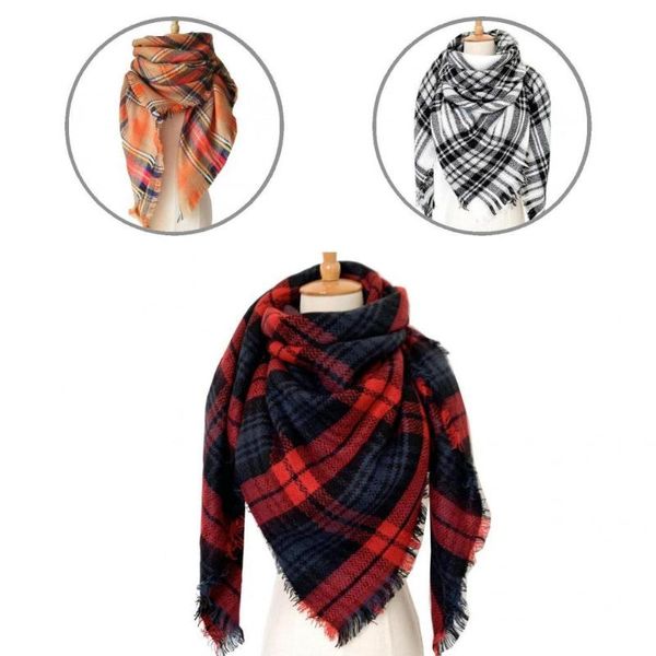 scarves multi-color practical tassel hem casual warm comfortable winter shawls skin-friendly for family, Blue;gray
scarves multi-color practical tassel hem casual warm comfortable winter shawls skin-friendly for family, Blue;gray