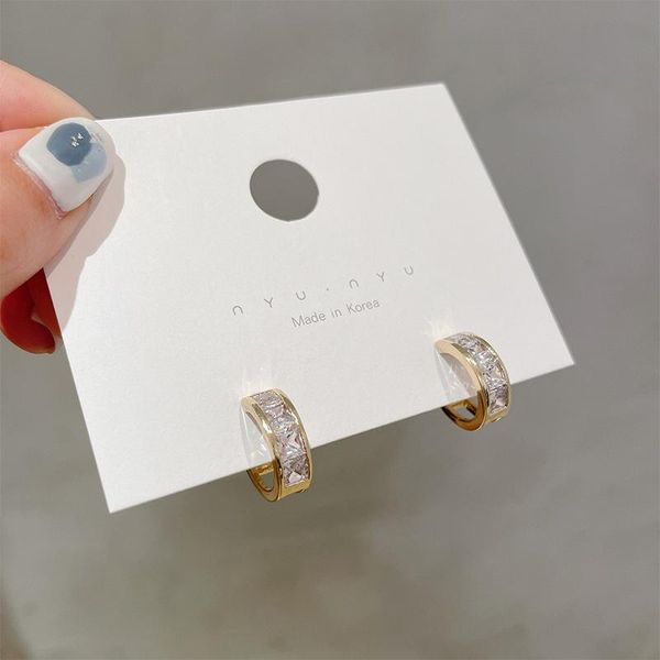 hoop & huggie 2021 arrival trendy temperament crystal simple round earrings for women fashion gold metal jewelry gifts, Golden;silver
hoop & huggie 2021 arrival trendy temperament crystal simple round earrings for women fashion gold metal jewelry gifts, Golden;silver