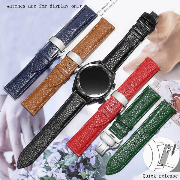 watch bands 20mm 22mm soft leather watchband black red blue wristband for huawei 2 pro gt2e bracelet quick release, Black;brown
watch bands 20mm 22mm soft leather watchband black red blue wristband for huawei 2 pro gt2e bracelet quick release, Black;brown