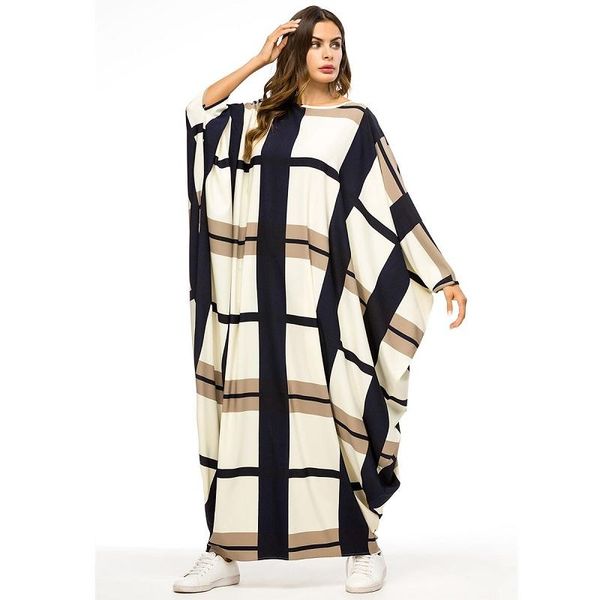 casual dresses muslim maxi dress plaid bat sleeve loose long cardigan kimono robe gowns middle east eid ramadan islamic, Black;gray
casual dresses muslim maxi dress plaid bat sleeve loose long cardigan kimono robe gowns middle east eid ramadan islamic, Black;gray