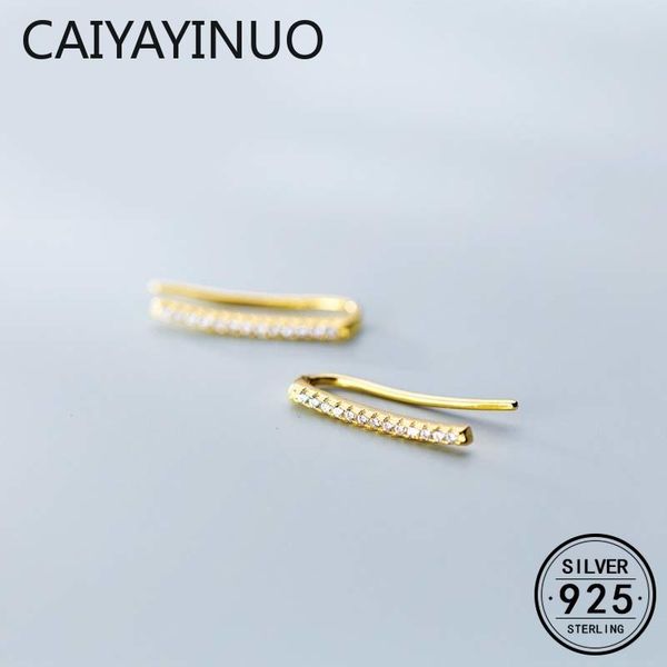 caiyayinuo real 925 sterling silver zircon minimalist sticks hoop earrings for fashion woman geometric cute fine jewelry gift & huggie, Golden;silver
caiyayinuo real 925 sterling silver zircon minimalist sticks hoop earrings for fashion woman geometric cute fine jewelry gift & huggie, Golden;silver