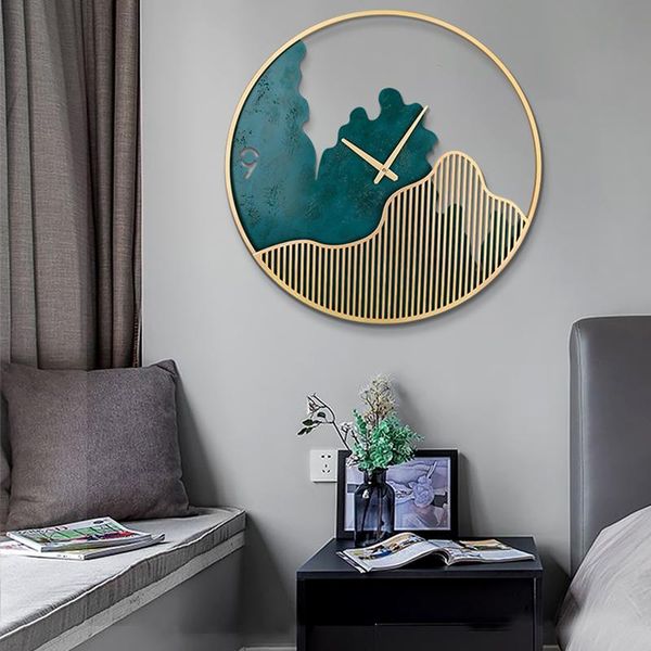 wall clocks light luxury mountain river creative art clock living room background decoration metal 3d hanging watch modern decor
wall clocks light luxury mountain river creative art clock living room background decoration metal 3d hanging watch modern decor