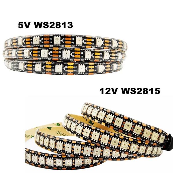 strips dc5v ws2813 dc12v ws2815 ws2812 updated smd led strip light individuaiiy addressabie dual-signal pixeis ip65 waterproof
strips dc5v ws2813 dc12v ws2815 ws2812 updated smd led strip light individuaiiy addressabie dual-signal pixeis ip65 waterproof