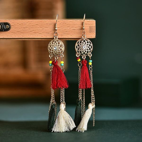 dangle & chandelier vintage bohemian tassel jhumka earrings oorbellen women's ethnic gold dreamcatcher chain metal korea, Silver
dangle & chandelier vintage bohemian tassel jhumka earrings oorbellen women's ethnic gold dreamcatcher chain metal korea, Silver