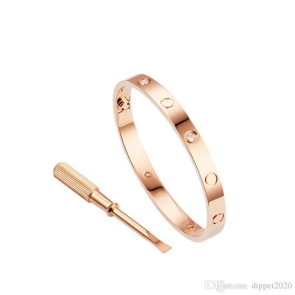love screw bracelet 2021 designer bracelets luxury jewelry women bangle 4 diamond classic titanium steel alloy gold-plated craft never fade, Black
love screw bracelet 2021 designer bracelets luxury jewelry women bangle 4 diamond classic titanium steel alloy gold-plated craft never fade, Black