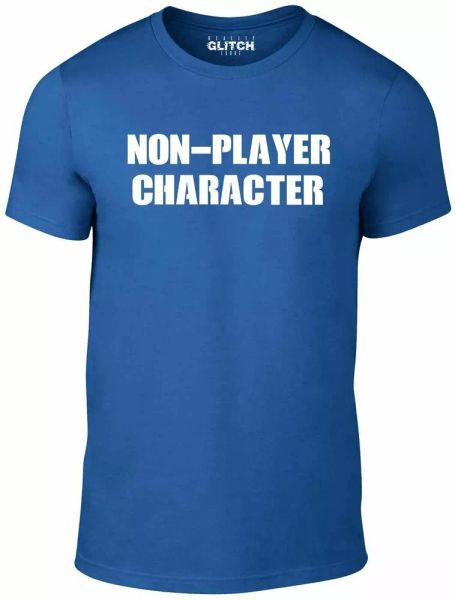 non-player character mens t-shirt life simulation conspiracy gaming funny, White;black
non-player character mens t-shirt life simulation conspiracy gaming funny, White;black