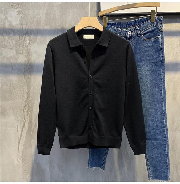 men's sweaters autumn men winter fashion slim knitted coats male solid color lapel sweater jackets casual cardigan overcoats o176, White;black
men's sweaters autumn men winter fashion slim knitted coats male solid color lapel sweater jackets casual cardigan overcoats o176, White;black