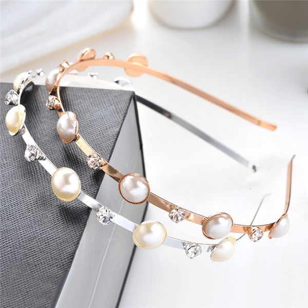 rhinestone headdress pearl hairband fashion single row crystal headband fine hair accessories, Silver
rhinestone headdress pearl hairband fashion single row crystal headband fine hair accessories, Silver