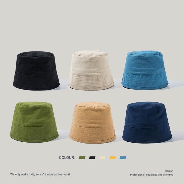 style fashion casual women and men cotton outdoor fishermen cap summer sunshade pure colors bucket hat wide brim hats, Blue;gray
style fashion casual women and men cotton outdoor fishermen cap summer sunshade pure colors bucket hat wide brim hats, Blue;gray