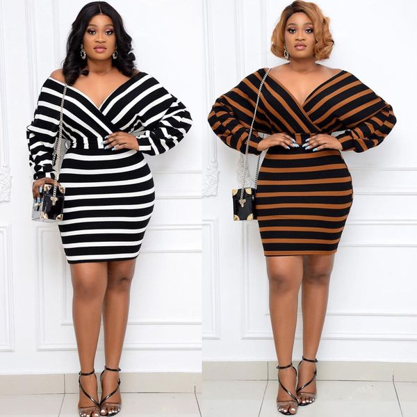 striped print stitching women's v-neck dress fashion loose and comfortable commuting, Black;gray
striped print stitching women's v-neck dress fashion loose and comfortable commuting, Black;gray