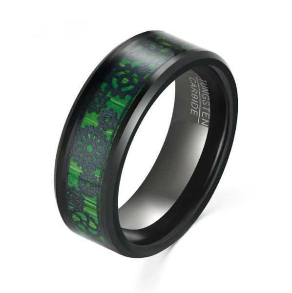 wedding rings 8mm electric black inlaid green carbon fiber gear pattern tungsten steel ring men's bague homme jewelry, Slivery;golden
wedding rings 8mm electric black inlaid green carbon fiber gear pattern tungsten steel ring men's bague homme jewelry, Slivery;golden