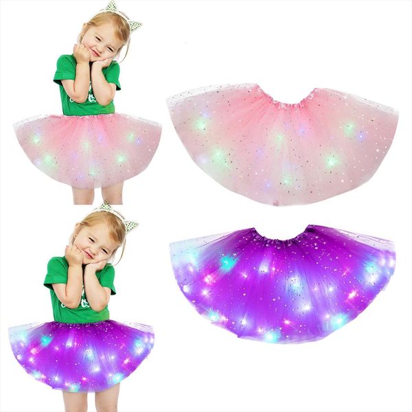 2pcs sequin tutu kids princess womens skirts girls baby led light up pettiskirt ballet children clothes, Blue
2pcs sequin tutu kids princess womens skirts girls baby led light up pettiskirt ballet children clothes, Blue