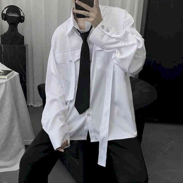 men's casual shirts long-sleeve man's shirt, hong kong style, baggy shirt and korean style for spring fall zx7g, White;black
men's casual shirts long-sleeve man's shirt, hong kong style, baggy shirt and korean style for spring fall zx7g, White;black