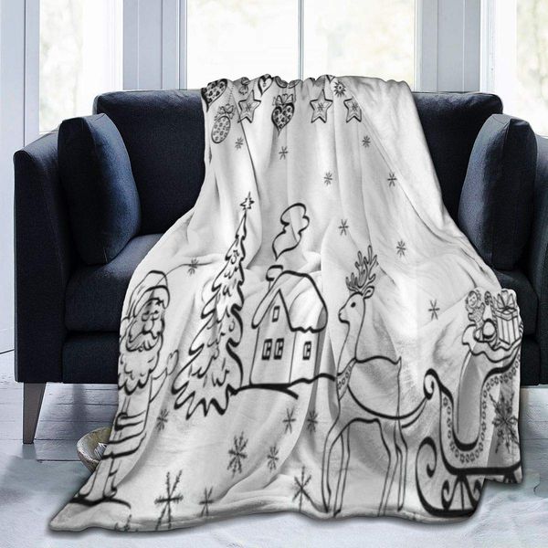 Throw Blanket for Kids Teens Adults Warm Christmas Tree Ornaments with Santa Sleigh Rudolph Reindeer Toys Jingle Bells All
Throw Blanket for Kids Teens Adults Warm Christmas Tree Ornaments with Santa Sleigh Rudolph Reindeer Toys Jingle Bells All