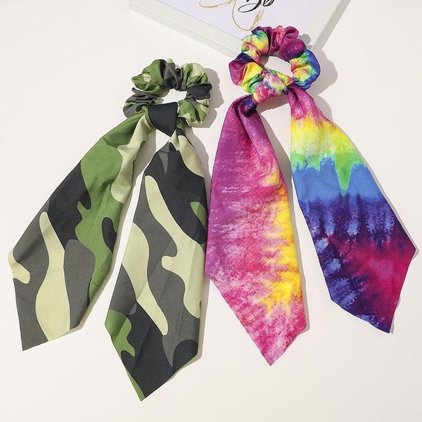 rainbow knotted hair rope ties tie-dye gradient floral camo print long satin streamer women accessories scrunchie1
rainbow knotted hair rope ties tie-dye gradient floral camo print long satin streamer women accessories scrunchie1