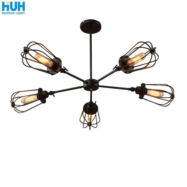 pendant lamps retro loft industrial style heavy metal five-head restaurant bar coffee shop iron cage chandelier bedroom art lamp
pendant lamps retro loft industrial style heavy metal five-head restaurant bar coffee shop iron cage chandelier bedroom art lamp