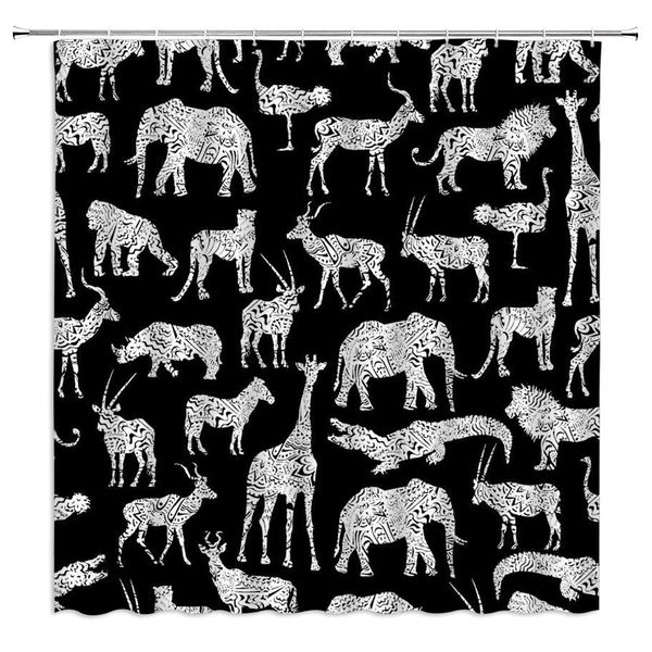 african animals shower curtain elephant lion giraffe rhinoceros hand drawn doodle polyester fabric kitchen bathroom decor set
african animals shower curtain elephant lion giraffe rhinoceros hand drawn doodle polyester fabric kitchen bathroom decor set
