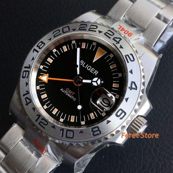 wristwatches black orange dial gmt mingzhu automatic 40mm men watch sapphire glass luminous marks oyster bracelet mechanical, Slivery;brown
wristwatches black orange dial gmt mingzhu automatic 40mm men watch sapphire glass luminous marks oyster bracelet mechanical, Slivery;brown