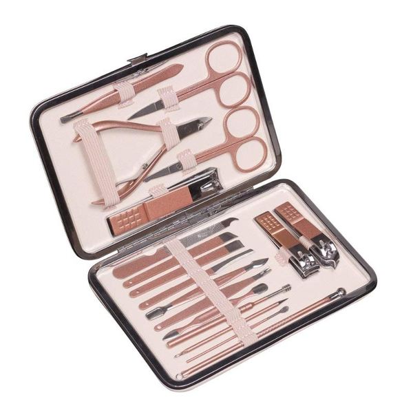 1set manicure nail clippers pedicure set portable travel hygiene kit stainless steel cutter tool art kits
1set manicure nail clippers pedicure set portable travel hygiene kit stainless steel cutter tool art kits