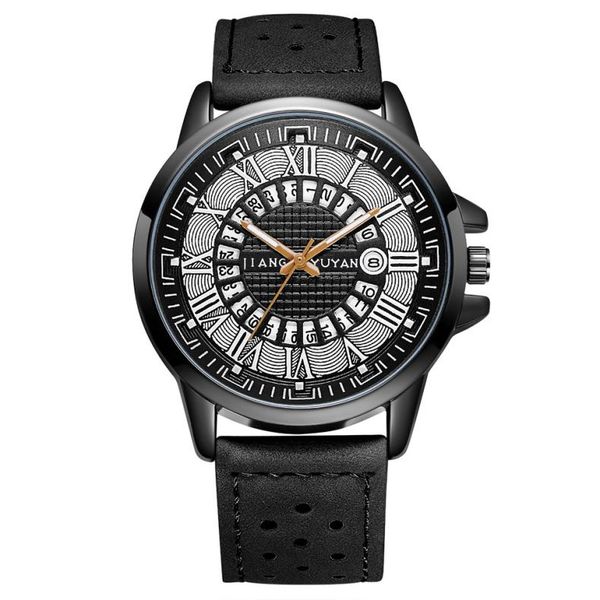wristwatches 2021 men's watch fashion business waterproof multi-function leather quartz relogio masculino, Slivery;brown
wristwatches 2021 men's watch fashion business waterproof multi-function leather quartz relogio masculino, Slivery;brown