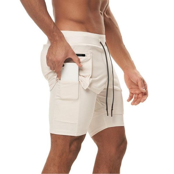 men's shorts mens 2 in 1 fitness running quick drying training bodybuilding 2021 summer workout jogging gym, White;black
men's shorts mens 2 in 1 fitness running quick drying training bodybuilding 2021 summer workout jogging gym, White;black