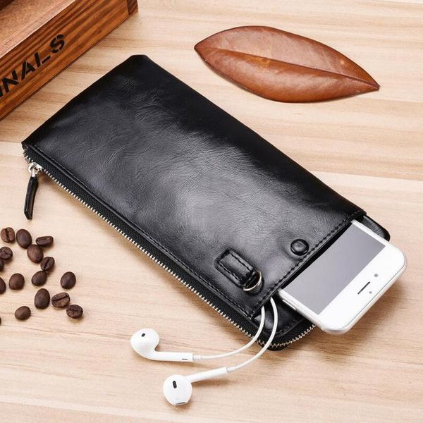 leather soft wallet men zipper mobile phone clutch handle purses long ladies coin business id holders wallets, Red;black
leather soft wallet men zipper mobile phone clutch handle purses long ladies coin business id holders wallets, Red;black
