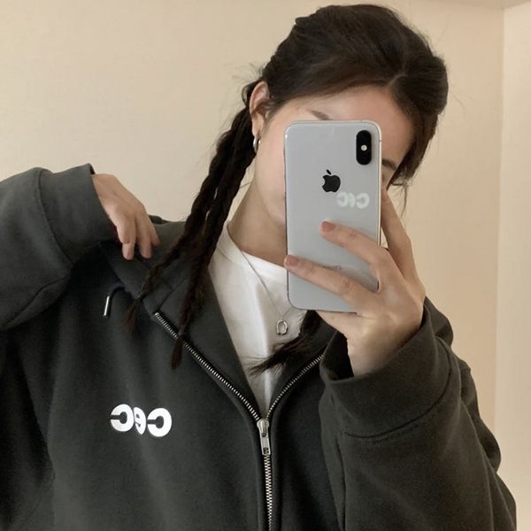 cec chance new label hooded sweater coat women's loose korean fashion brand cardigan ins, Black
cec chance new label hooded sweater coat women's loose korean fashion brand cardigan ins, Black