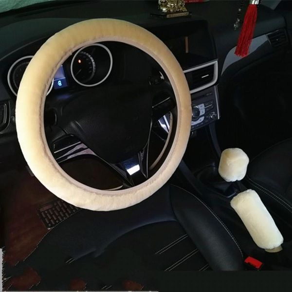 steering wheel covers car velvet cover solid color set of hand brake milk three-piece
steering wheel covers car velvet cover solid color set of hand brake milk three-piece