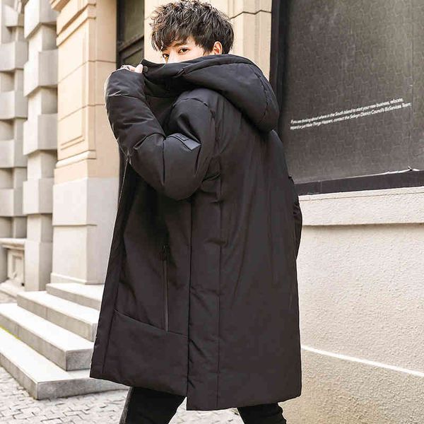 2021 winter new men's medium length warm thickened large korean fashion cotton padded et, Black
2021 winter new men's medium length warm thickened large korean fashion cotton padded et, Black