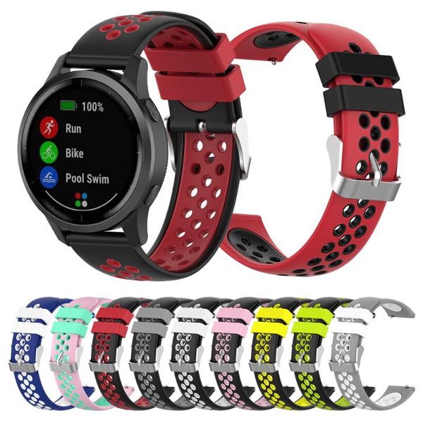 watch bands silicone watchband for garmin vivoactive 4 4s 3 strap band venu replaceable wristband bracelet correa, Black;brown
watch bands silicone watchband for garmin vivoactive 4 4s 3 strap band venu replaceable wristband bracelet correa, Black;brown