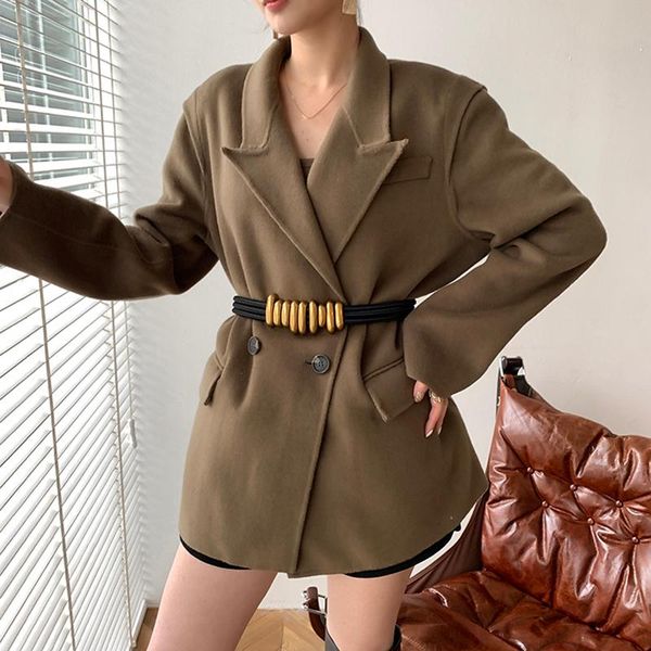women's wool & blends loose - jacket, black slotted collar, long sleeves, fashion, autumn, winter, 2021, 1dd3344
women's wool & blends loose - jacket, black slotted collar, long sleeves, fashion, autumn, winter, 2021, 1dd3344
