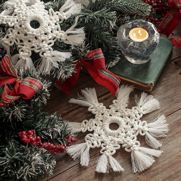 macrame cup pad bohemia table mat handmade cotton rope weave insulation mats wall hanging snowflake pendant decorative objects & figurines
macrame cup pad bohemia table mat handmade cotton rope weave insulation mats wall hanging snowflake pendant decorative objects & figurines