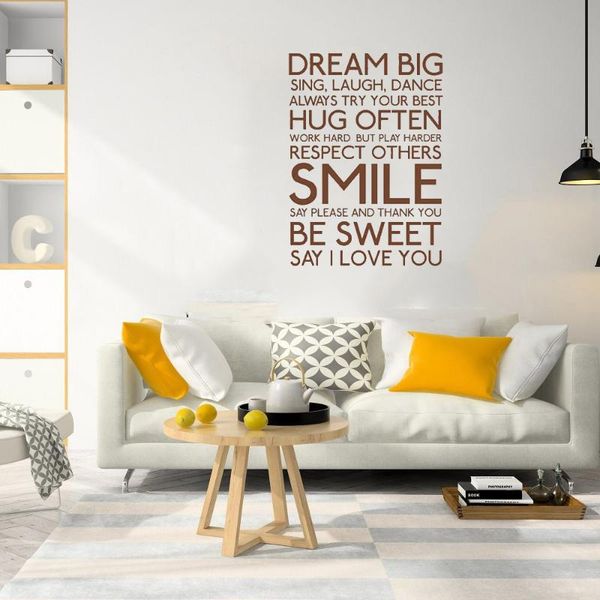 wall stickers dream big sing laugh dance inspiration quote decal for home office motivation decor dw8017
wall stickers dream big sing laugh dance inspiration quote decal for home office motivation decor dw8017
