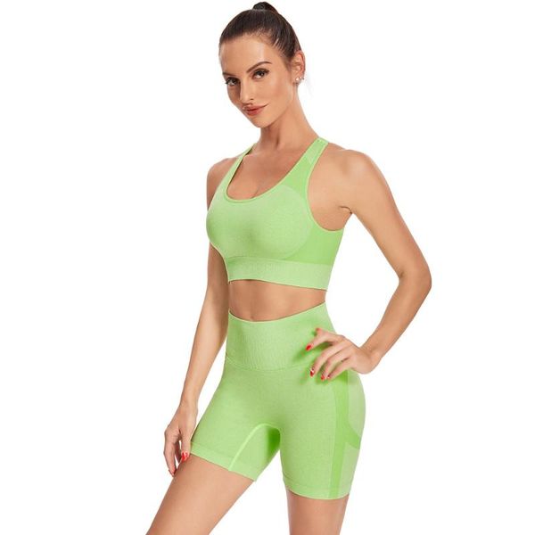 yoga outfit seamless sport set women bra and short pants sportswear 2 piece gym workout padded vest fitness suit active clothes
yoga outfit seamless sport set women bra and short pants sportswear 2 piece gym workout padded vest fitness suit active clothes