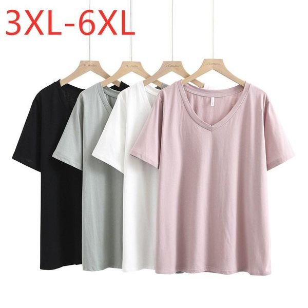 ladies summer plus size for women large short sleeve loose pink white gray cotton v-neck t-shirt 3xl 4xl 5xl 6xl women's
ladies summer plus size for women large short sleeve loose pink white gray cotton v-neck t-shirt 3xl 4xl 5xl 6xl women's