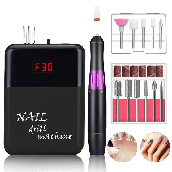nail drill & accessories rechargeable machine 30000rpm electric drills led display manicure pedicure tool for acrylic nails home salon
nail drill & accessories rechargeable machine 30000rpm electric drills led display manicure pedicure tool for acrylic nails home salon