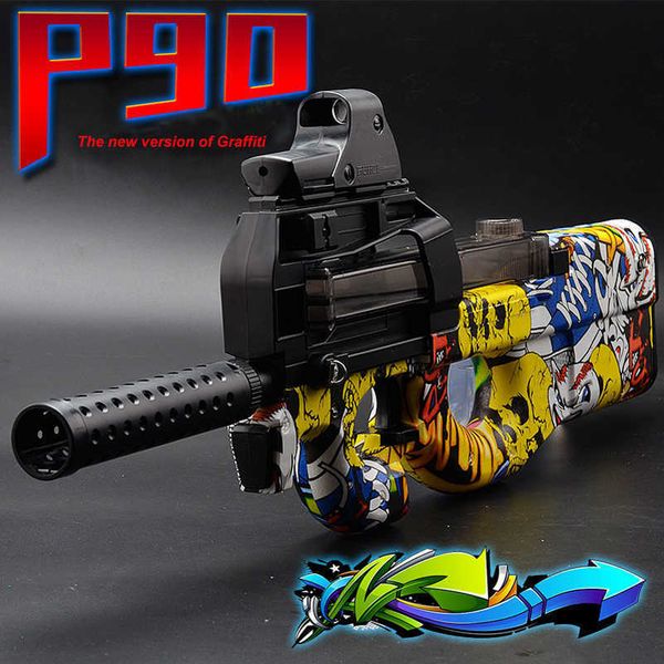 p90 electric auto graffiti edition live cs assault snipe weapon eva bullet bursts gun funny outdoor pistol sniper rifles toys
p90 electric auto graffiti edition live cs assault snipe weapon eva bullet bursts gun funny outdoor pistol sniper rifles toys
