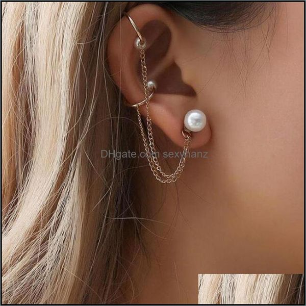 charm earrings jewelry fashion korean gold color long tassel chain pearl for women ear clip single earring bone drop delivery 2021 i0hfb, Golden
charm earrings jewelry fashion korean gold color long tassel chain pearl for women ear clip single earring bone drop delivery 2021 i0hfb, Golden