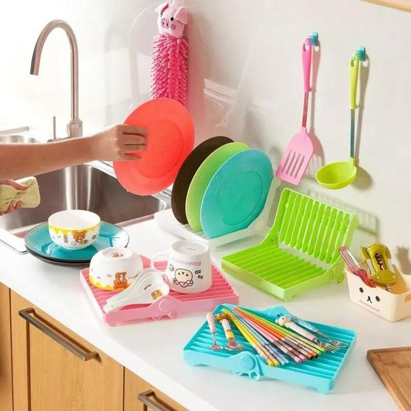 folding dish rack storage racks collapsible cups dry drying shelf drain kitchen cooking tools drop & organization
folding dish rack storage racks collapsible cups dry drying shelf drain kitchen cooking tools drop & organization