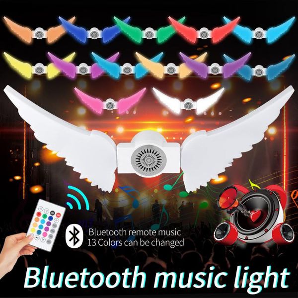 strips bluetooth music player led light 130led 50w rgb+w wireless smart foldable angel wing bulb with remote control 1219 
strips bluetooth music player led light 130led 50w rgb+w wireless smart foldable angel wing bulb with remote control 1219